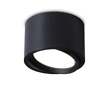 Светильник накладной TN6808 Ambrella light чёрный 1 лампа, основание чёрное в стиле современный хай-тек круглый