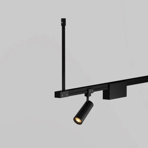 Жесткий подвес для уличной трековой системы Exility IP O-TR001-HL-B300 Maytoni чёрный в стиле хай-тек современный для светильников серии Exility IP exility ip уличная фото 8