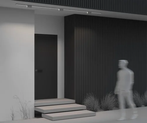 Трековый светильник LED уличный Points O-TR01-2-S-10WW3K Maytoni белый для шинопроводов серии Points белый фото 7