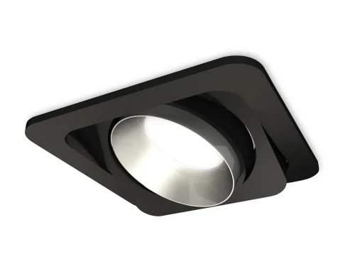 Светильник точечный Techno Spot XC XC7659023 Ambrella light чёрный 1 лампа, основание чёрное в стиле современный хай-тек квадратный