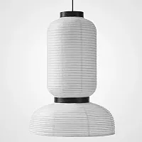Светильник подвесной HOLLY В 219241-23 ImperiumLoft белый 2 лампы, основание чёрное в стиле современный скандинавский 