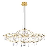 Люстра подвесная ЛЕД Мира / Mira 10586/900 Gold Asfour LOFT IT прозрачная на 1 лампу, основание золотое в стиле арт-деко капли Люстра подвесная ЛЕД Мира / Mira 10586/900 Gold Asfour LOFT IT прозрачная на 1 лампу, основание золотое в стиле арт-деко капли