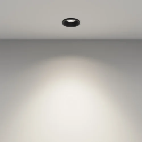 Светильник точечный LED Mini DL059-7W4K-B Maytoni чёрный 1 лампа, основание чёрное в стиле современный хай-тек круглый фото 4