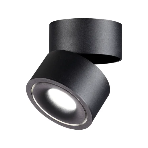 Светильник накладной LED Groda 358773 Novotech чёрный 1 лампа, основание чёрное в стиле современный круглый фото 5