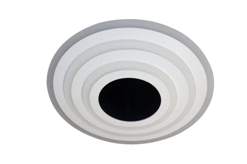 Люстра потолочная LED с пультом 81033/8C Natali Kovaltseva белая на 1 лампа, основание белое в стиле хай-тек с пультом фото 7