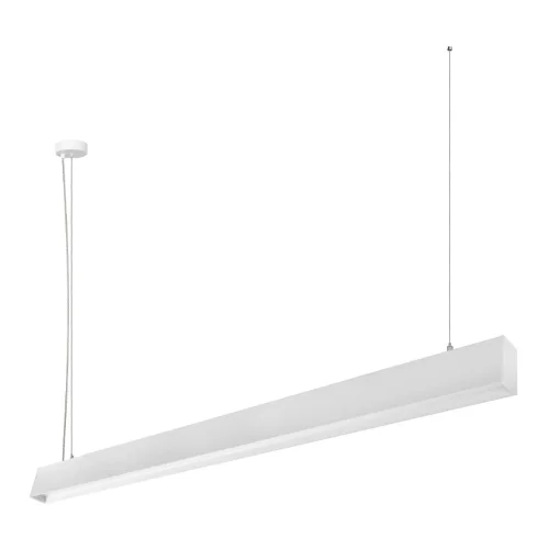 Светильник подвесной LED Vim 10318/A White LOFT IT белый 1 лампа, основание белое в стиле современный хай-тек линейный фото 3