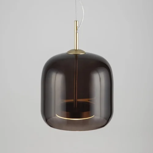 Светильник подвесной LED Madmen MOD128PL-L6BR Maytoni коричневый 1 лампа, основание бронзовое в стиле арт-деко современный  фото 2