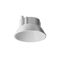 Декоративная рамка-отражатель для накладных светильников серии Alfa LED Ring8-10W-RD-W Maytoni на 1 , основание белое в стиле хай-тек современный 