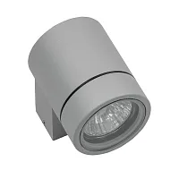 Настенный светильник Paro 350609 Lightstar уличный IP65 серый 1 лампа, плафон серый в стиле хай-тек GU10