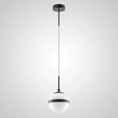 Светильник подвесной GIRA ONE L1 Bronze 208550-23 ImperiumLoft белый на 1 лампу, основание бронзовое в стиле современный фото 2