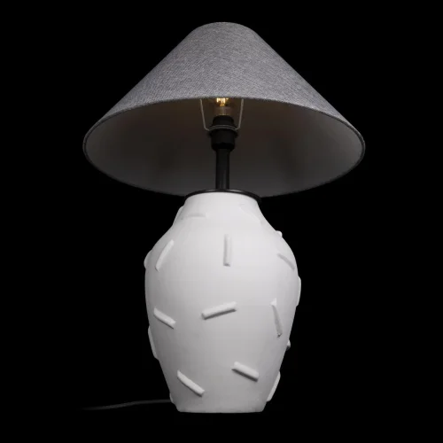Настольная лампа Euphoria 10287T LOFT IT серая 1 лампа, основание белое керамика в стиле классический современный  фото 4