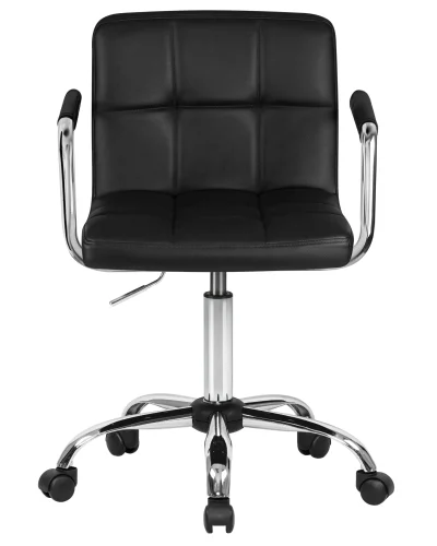 Офисное кресло набор 2 шт. SET-2 9400-LM TERRY, цвет чёрный Dobrin, /экокожа, ножки/металл/хром, размеры - 810*950***580*580 фото 7