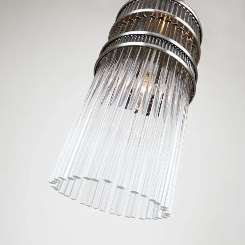 Светильник подвесной Turris 4201-1P Favourite прозрачный 1 лампа, основание никель в стиле классический  фото 5
