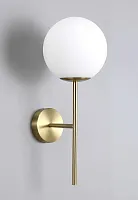 Бра FELIZ AP1 BRONZE/WHITE Crystal Lux белый 1 лампа, основание бронзовое в стиле современный 