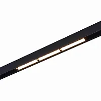 Трековый светильник магнитный LED ST804.436.18 ST-Luce чёрный для шинопроводов серии Skyline 48