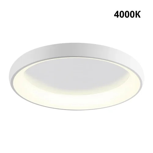 Светильник потолочный LED с пультом Fold 359033 Novotech  1 лампа, основание белое в стиле хай-тек тарелка с пультом фото 4