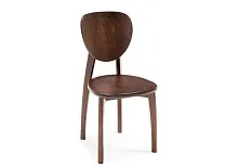 Деревянный стул Окава венге коричневый 543598 Woodville, венге/, ножки/массив бука дерево/венге, размеры - ****440*500