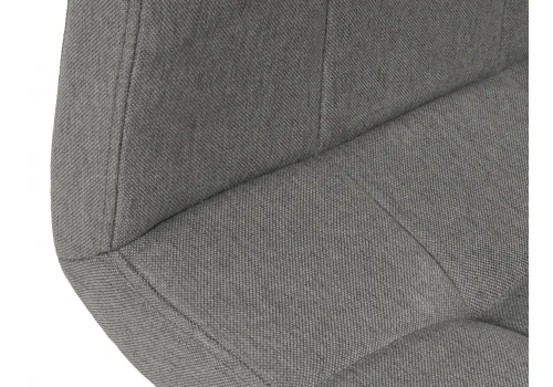 Барный стул Paskal grey 11879 Woodville, серый/ткань, ножки/металл/хром, размеры - *1110***440*500 фото 9