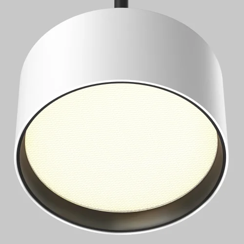 Светильник подвесной LED Glare P102PL-12W3K-W Maytoni белый на 1 лампу, основание белое в стиле современный хай-тек фото 2
