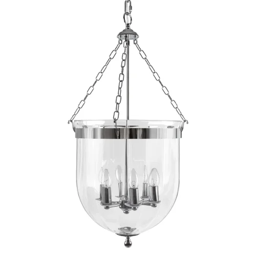 Светильник подвесной Incense 10455/6 CR LOFT IT прозрачный на 6 ламп, основание хром в стиле классический арт-деко фото 3