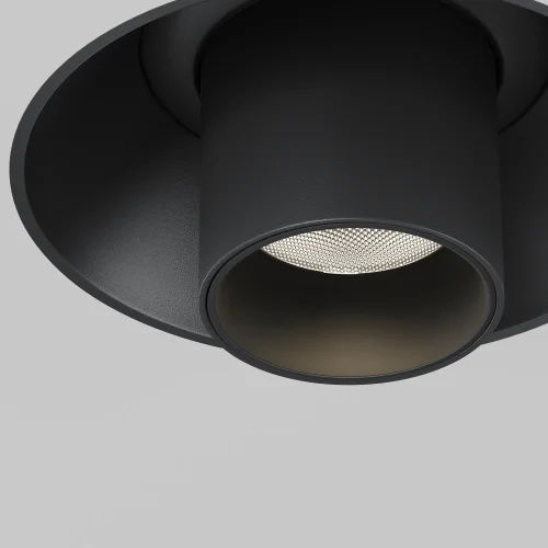 Светильник точечный LED Focus T C140TRS-L200-7W4K-B Maytoni чёрный 1 лампа, основание чёрное в стиле современный хай-тек для затирки круглый трубочки фото 2