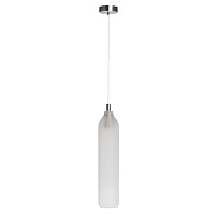 Светильник подвесной Кьянти 720012101 DeMarkt белый 1 лампа, основание никель в стиле современный 