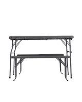 Комплект стола и двух скамеек, коричневый УТ000038758 Stool Group на 1 , основание в стиле современный раскладной