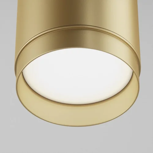 Светильник подвесной Polar P088PL-GX53-MG Maytoni матовый золото 1 лампа, основание матовое золото в стиле хай-тек современный  фото 3