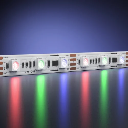 Светодиодная лента 12В 5050 14,4Вт/м RGB 5м IP 20 201242 Maytoni цвет LED K, световой поток Lm фото 3