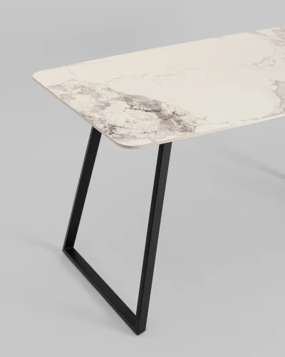 Стол обеденный Vermont, 140*80, керамика светлая, столешница УТ000040513 Stool Group столешница белая из керамика фото 5