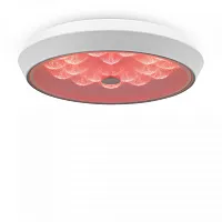 Светильник потолочный LED RGB с пультом Cells FR10012CL-L24W Freya белый 1 лампа, основание белое в стиле современный хай-тек тарелка с пультом