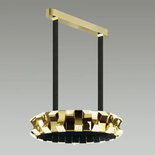 Светильник подвесной LED Asturo 4993/45L Odeon Light золотой 1 лампа, основание золотое в стиле арт-деко  фото 4