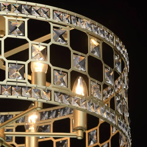Люстра потолочная Монарх 121011606 MW-Light золотая на 6 ламп, основание золотое в стиле классический  фото 5