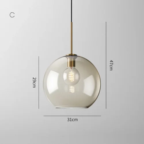 Светильник подвесной VILMO F 213943-26 ImperiumLoft янтарный на 1 лампу, основание латунь в стиле современный лофт фото 4 Светильник подвесной VILMO F 213943-26 ImperiumLoft янтарный на 1 лампу, основание латунь в стиле современный лофт фото 4