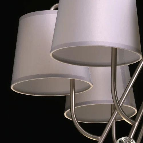 Люстра подвесная Вега 329012508 MW-Light серая на 8 ламп, основание никель в стиле классический современный  фото 7