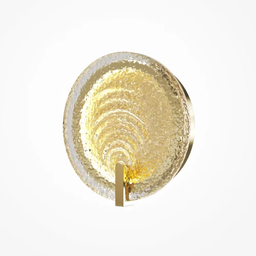 Бра LED MOD481WL-L8BS3K Regatta Maytoni прозрачный на 1 лампу, основание латунь в стиле современный фото 5