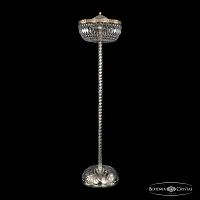 Торшер 19041T4/35IV-138 G Bohemia Ivele Crystal sp прозрачный 4 лампы, основание золотое в стиле классика
