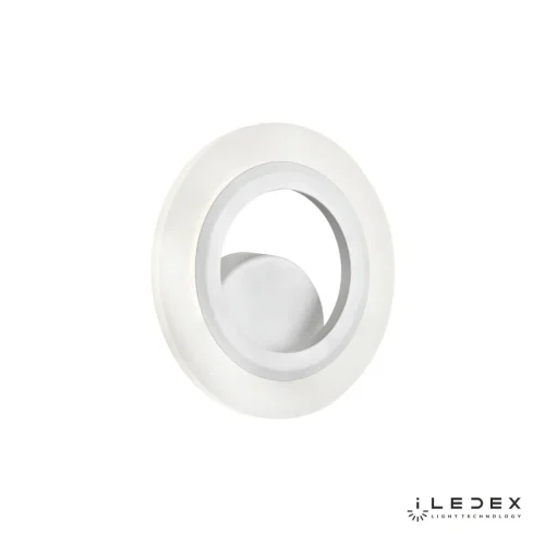 Светильник потолочный LED Gravity A006-1 11W 4000K WH iLedex белый 1 лампа, основание белое в стиле хай-тек современный кольца фото 2
