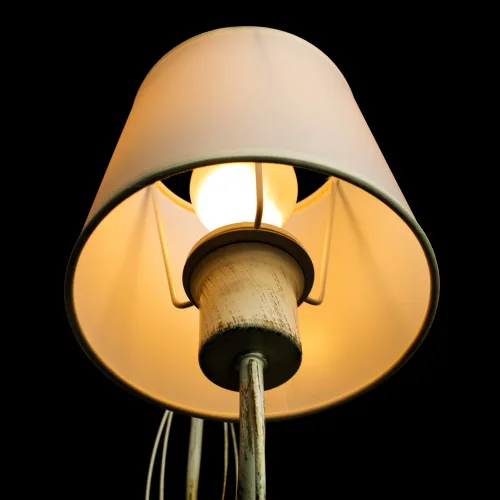 Люстра подвесная  ORLEAN A9310LM-8WG Arte Lamp белая на 8 ламп, основание белое в стиле классический  фото 4