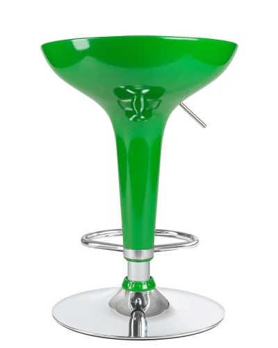 Стул барный  1004-LM BOMBA, цвет сиденья зеленый 1 (LMA 1), цвет основания хром Dobrin, зелёный/, ножки/металл/хром, размеры - 660*880***430*360 фото 5