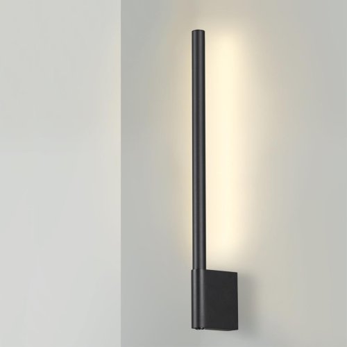 Бра с выключателем LED Fermo 359311 Novotech чёрный на 1 лампу, основание чёрное в стиле хай-тек отражённый свет фото 5