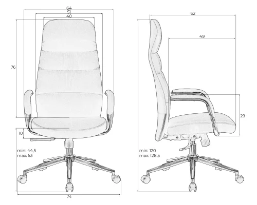 Офисное кресло для руководителей DOBRIN NERO (кирпичный (RXT051-13)) цвет сиденья кирпичный (RXT051-13), цвет основания хромированная сталь Dobrin, кирпичный/экокожа, ножки/металл/, размеры - 1200*1285**** фото 9 Офисное кресло для руководителей DOBRIN NERO (кирпичный (RXT051-13)) цвет сиденья кирпичный (RXT051-13), цвет основания хромированная сталь Dobrin, кирпичный/экокожа, ножки/металл/, размеры - 1200*1285**** фото 9