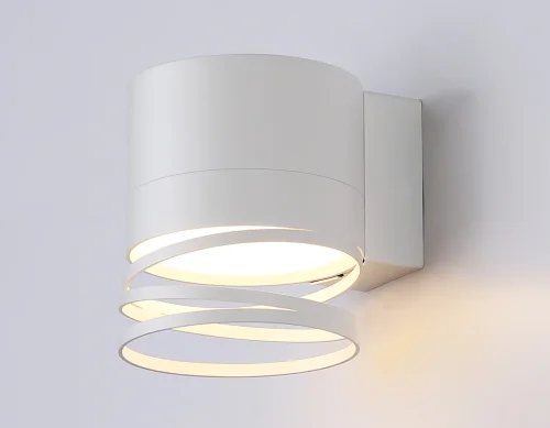 Бра TN71111 Ambrella light белый на 1 лампа, основание белое в стиле современный хай-тек  фото 3