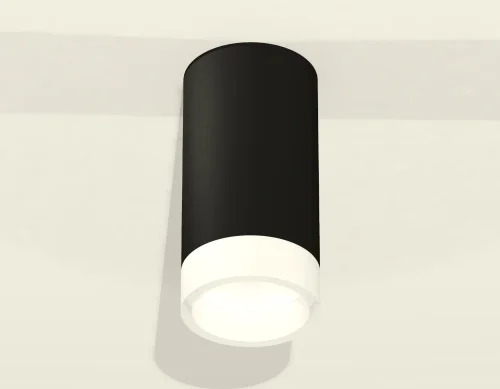 Светильник накладной XS8162002 Ambrella light чёрный 1 лампа, основание чёрное в стиле хай-тек круглый фото 2