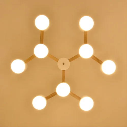 Люстра на штанге MALMO X 101774-26 ImperiumLoft белая на 4 лампы, основание бежевое в стиле скандинавский фото 2 Люстра на штанге MALMO X 101774-26 ImperiumLoft белая на 4 лампы, основание бежевое в стиле скандинавский фото 2