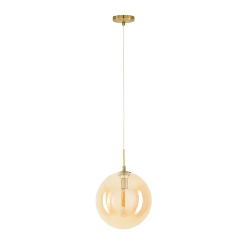 Светильник подвесной Томми CL102633 Citilux янтарный 1 лампа, основание бронзовое в стиле современный шар фото 4