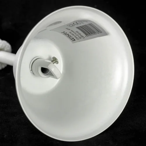 Люстра подвесная Yuma GRLSP-8133 Lussole прозрачная на 12 ламп, основание белое в стиле классический  фото 7