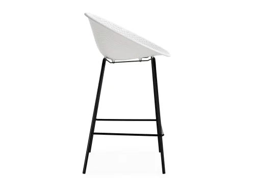 Полубарный стул Zeta white / black 15701 Woodville, /, ножки/металл/чёрный, размеры - ****500*510 фото 3
