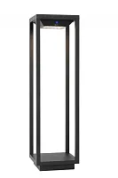 Парковый светильник Тенсо (Tenso) 27892/02/30 Lucide уличный IP54 чёрный на 1 лампу, плафон чёрный в стиле хай-тек ЛЕД