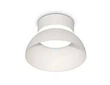 Светильник накладной XS8101035 Ambrella light белый 1 лампа, основание белое в стиле современный хай-тек круглый